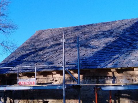 Couverture en ardoise de coreze à Perpezac-le-Blanc